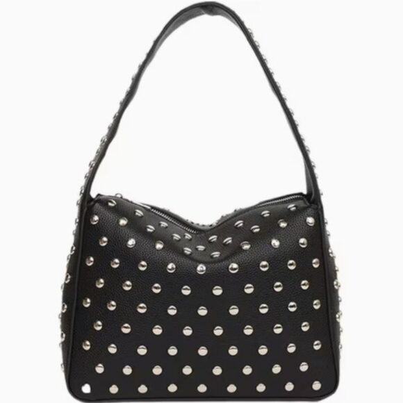 Handbags - Studded Black Handbag